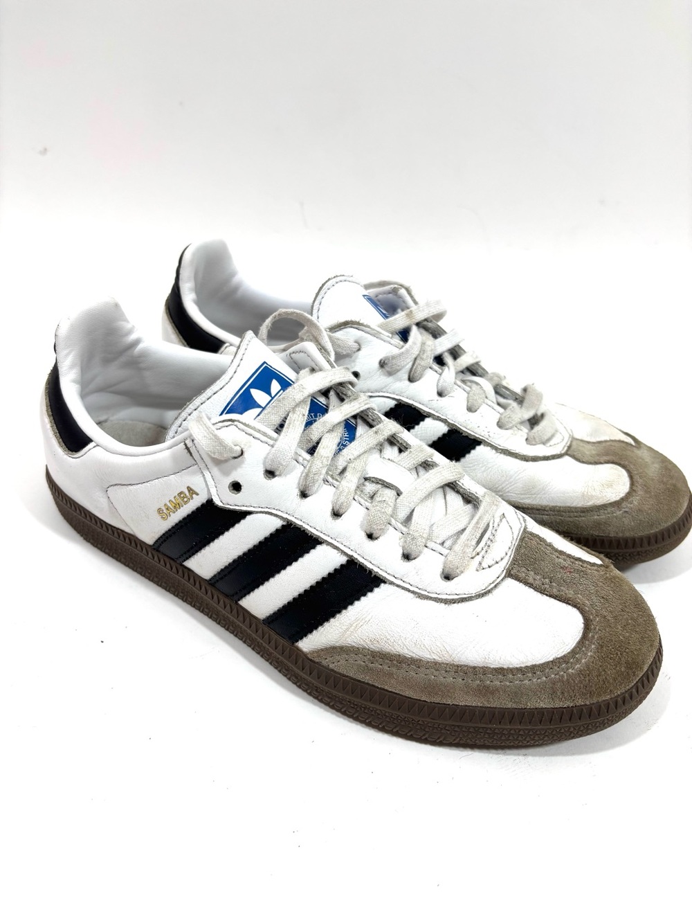 adidas Originals Samba OG Sneakers – White/Core Black/Gum – Size US 6 / UK 5.5